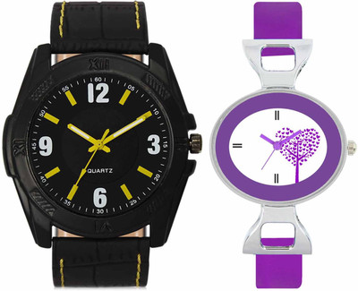 

VALENTIME VL17VT28 New Latest Stylish Designer Collection Leather Combo Couple Fancy Casual Best Offer Watch - For Men & Women