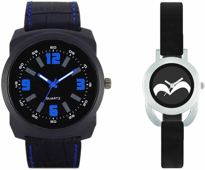 

VALENTIME VL32VT16 New Latest Stylish Designer Collection Leather Combo Couple Fancy Casual Best Offer Watch - For Men & Women