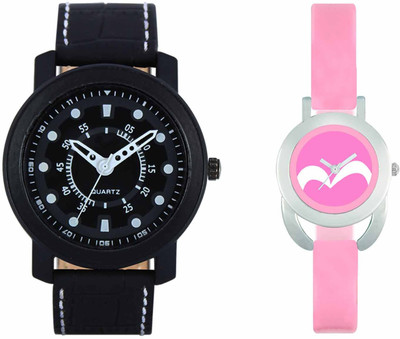 

VALENTIME VL15VT18 New Latest Stylish Designer Collection Leather Combo Couple Fancy Casual Best Offer Watch - For Men & Women
