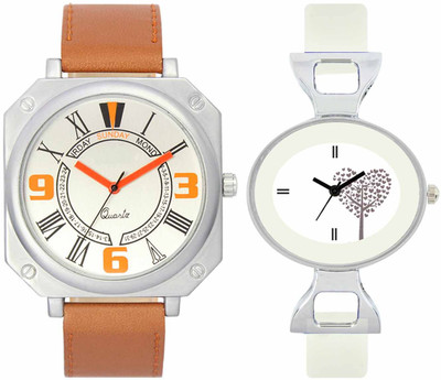 

VALENTIME VL45VT32 New Latest Stylish Designer Collection Leather Combo Couple Fancy Casual Best Offer Watch - For Men & Women