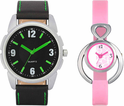 

VALENTIME VL26VT13 New Latest Stylish Designer Collection Leather Combo Couple Fancy Casual Best Offer Watch - For Men & Women