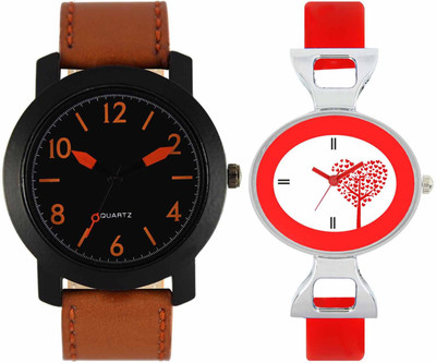 

VALENTIME VL19VT31 New Latest Stylish Designer Collection Leather Combo Couple Fancy Casual Best Offer Watch - For Men & Women