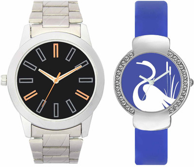 

VALENTIME VL01VT23 New Latest Stylish Designer Collection Leather Combo Couple Fancy Casual Diamond Best Offer Watch - For Men & Women