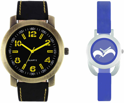 

VALENTIME VL33VT17 New Latest Stylish Designer Collection Leather Combo Couple Fancy Casual Best Offer Watch - For Men & Women