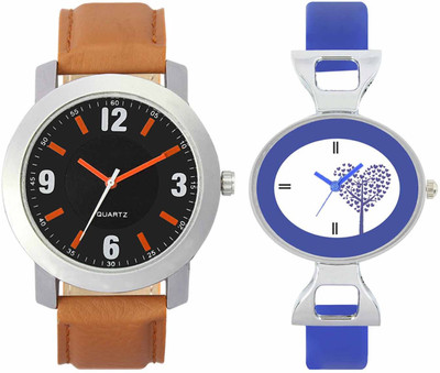 

VALENTIME VL28VT29 New Latest Stylish Designer Collection Leather Combo Couple Fancy Casual Best Offer Watch - For Men & Women