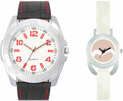

VALENTIME VL29VT20 New Latest Stylish Designer Collection Leather Combo Couple Fancy Casual Best Offer Watch - For Men & Women