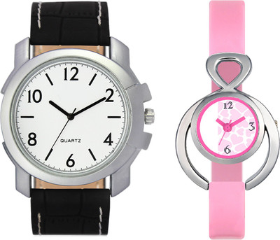 

VALENTIME VL12VT13 New Latest Stylish Designer Collection Leather Combo Couple Fancy Casual Best Offer Watch - For Men & Women