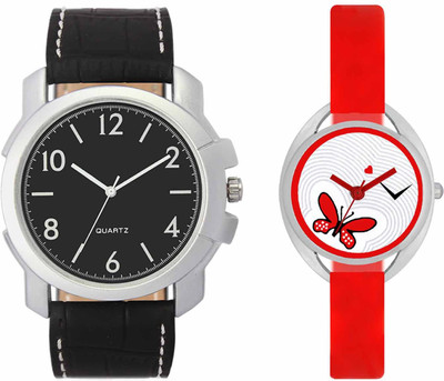 

VALENTIME VL35VT04 New Latest Stylish Designer Collection Leather Combo Couple Fancy Casual Best Offer Watch - For Men & Women
