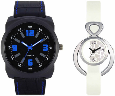 

VALENTIME VL32VT15 New Latest Stylish Designer Collection Leather Combo Couple Fancy Casual Best Offer Watch - For Men & Women
