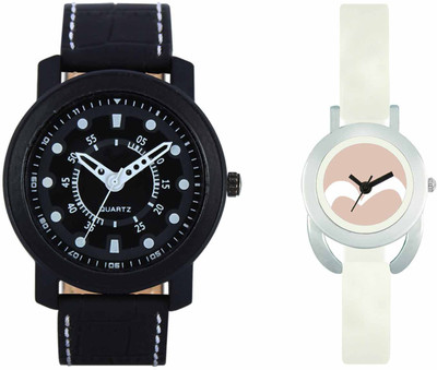 

VALENTIME VL15VT20 New Latest Stylish Designer Collection Leather Combo Couple Fancy Casual Best Offer Watch - For Men & Women