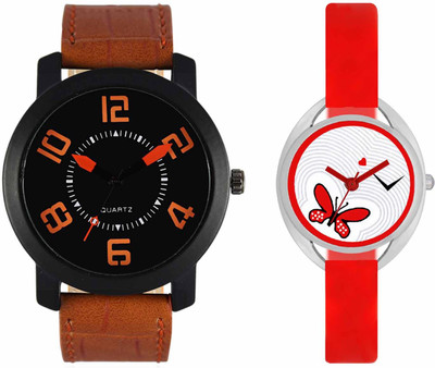 

VALENTIME VL20VT04 New Latest Stylish Designer Collection Leather Combo Couple Fancy Casual Best Offer Watch - For Men & Women