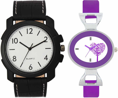 

VALENTIME VL13VT28 New Latest Stylish Designer Collection Leather Combo Couple Fancy Casual Best Offer Watch - For Men & Women