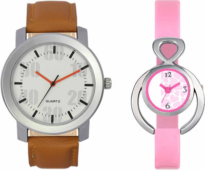 

VALENTIME VL27VT13 New Latest Stylish Designer Collection Leather Combo Couple Fancy Casual Best Offer Watch - For Men & Women