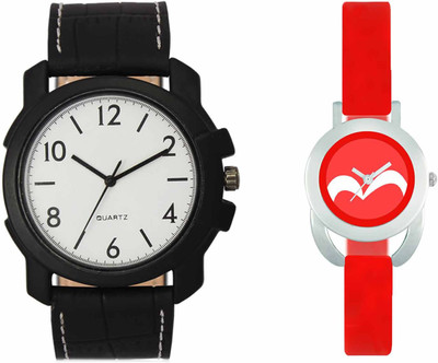 

VALENTIME VL13VT19 New Latest Stylish Designer Collection Leather Combo Couple Fancy Casual Best Offer Watch - For Men & Women