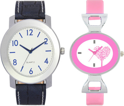 

VALENTIME VL11VT30 New Latest Stylish Designer Collection Leather Combo Couple Fancy Casual Best Offer Watch - For Men & Women