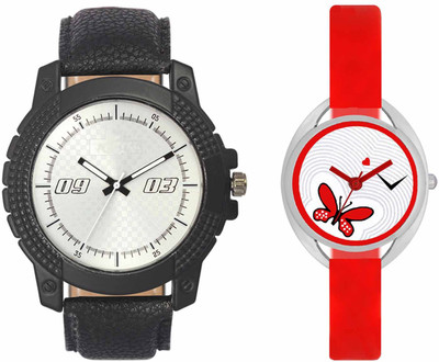 

VALENTIME VL38VT04 New Latest Stylish Designer Collection Leather Combo Couple Fancy Casual Best Offer Watch - For Men & Women