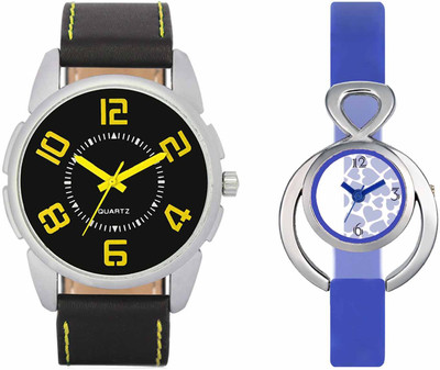 

VALENTIME VL25VT12 New Latest Stylish Designer Collection Leather Combo Couple Fancy Casual Best Offer Watch - For Men & Women