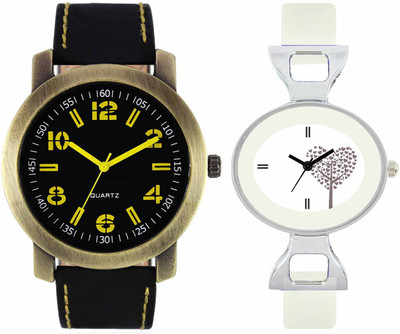 

VALENTIME VL33VT32 New Latest Stylish Designer Collection Leather Combo Couple Fancy Casual Best Offer Watch - For Men & Women