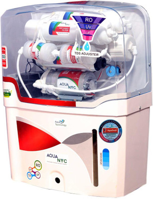 

Aqua Fresh ADVANCE TECHNOLOGY NYC RED 12 L RO + UV + UF + TDS Water Purifier(White)