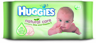 

Huggies Baby Wipes 64Pc - Natural Care With Aloe Vera & Vitamin E