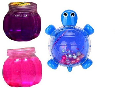 

S2KCrafts S2KC-1905 Jelly Jar & Tortoise Clay (Pack of 3) Art Clay(1.5 kg)