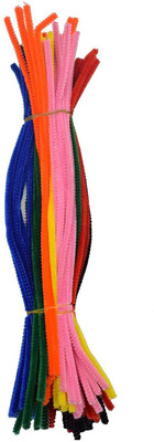 

AsianHobbyCrafts Craft Pipe Cleaner for Hobby Crafts, Scrapbooking, DIY Accessory : MULTI : (100 Pieces, 12-inch)