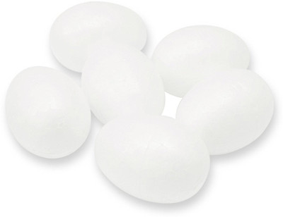 

AsianHobbyCrafts Thermocol Ball Shape :6pcs : Eggs