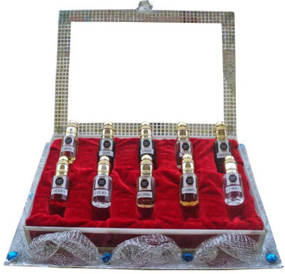 

Cool ASHTAAROMAS Combo of 10 Pcs Pure Herbal Attars for Unisex Herbal Attar (Kewda) Herbal Attar(Kewda)