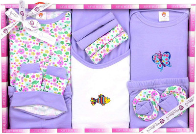 

HEALTHY BABY Gift Set-13 Pcs For New Born (Purple)(Purple)