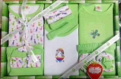 

HEALTHY BABY Mini Berry Gift Set-13 Pcs New Born (Green)(Green)