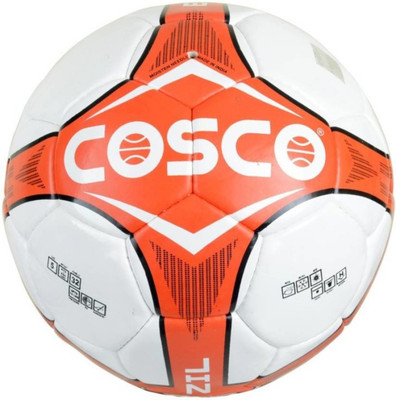 

Cosco Brazil Football - Size: (Pack of 1, Multicolor, White;red