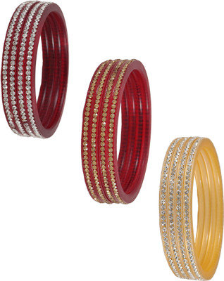 NMII Plastic Bangle Set(Pack of 12)