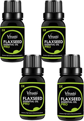 

VIHADO Flax seed Oil 3X PRO 100% Pure & Natural Essential Oil | Flaxseed Essential Oil | Flax seed Oil For Skin | Flaxseed Oil For Weight Loss | Cold Pressed Flax seed Oil |Organic Flaxseed Oil | Linseed Oil | Flaxseed Oil For Cooking | Lin seed oil - 25 