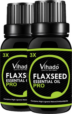 

VIHADO 100% Pure Flax Seed Oil (15 ML) (Pack of 2)(15 ml)