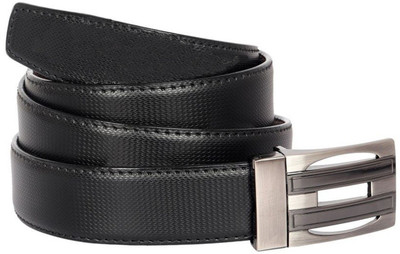 

Cyclone Men Casual Black Genuine Leather Reversible Belt