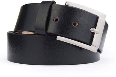 

Cyclone Men Formal Black Genuine Leather Belt