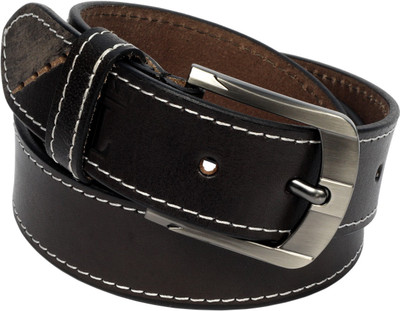 

LEX TAVIS Men Casual Brown Genuine Leather Belt, Brown;dark brown