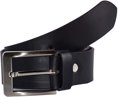 

Cyclone Men Formal Black Genuine Leather Belt