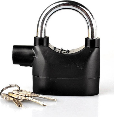 

MobFest Waterproof Siren Alarm for Motorcycle Bike Bicycle Perfect Security Padlock Bicycle Lock