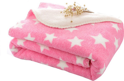 

My New Born Printed  AC Blanket(Cotton, Pink