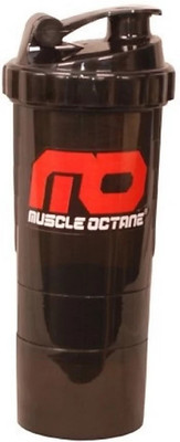 

ALPHA.SM PROTEIN GYM SHAKER BOTTLE 500 Shaker(Pack of 1, Black)