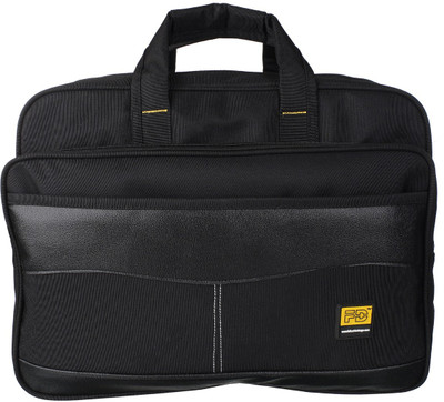 

FD Fashion Soft Luggage F Gear Easies Laptop Messenger Bag Medium Briefcase - For Men & Women(Black)