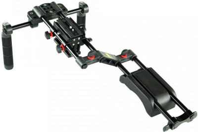 

FILMCITY DSLR Camera Shoulder rig DSLR Rig for Movie Video Wedding Shooting, supports all DSLR cameras Nikon Sony Canon | Matte Box (FC-10) Camera Rig