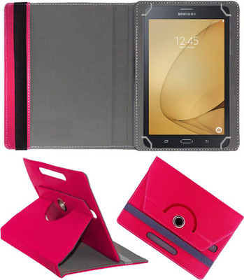 Fastway Book Cover for Samsung Galaxy Tab A 8GB 7 inch with Wi-Fi+4G Tablet(Pink, Cases with Holder)