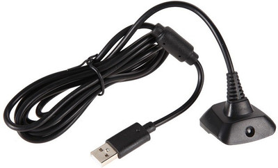 

BVG Xbox 360 Play and Charge Kit No Battery ( Black ) Charging Station(Xbox 360)