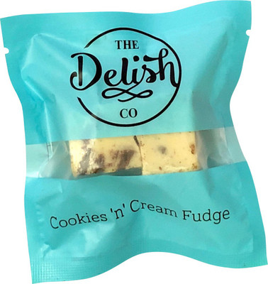

The Delish Co COOKIES 'N' CREAM FUDGE Fudges(Pack of 2, 46 g)