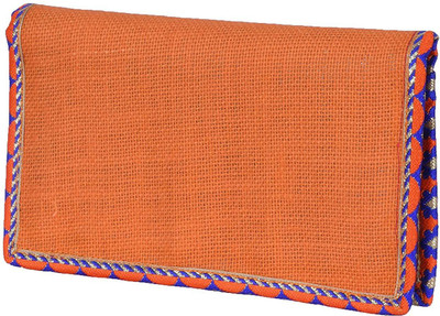 Indijoy Casual, Party, Formal Orange Clutch