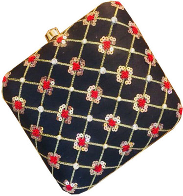 

Craftbazaar Party Black Clutch