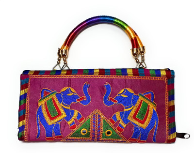 

Unique Fashion Casual, Party, Formal Pink, Multicolor Clutch, Multicolor;pink