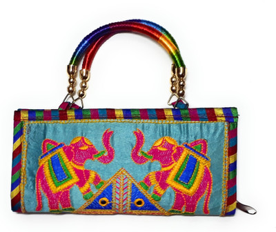 

Unique Fashion Casual, Party, Formal Blue, Multicolor Clutch